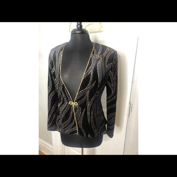 Vintage velvet blazer - Picture 1 of 1